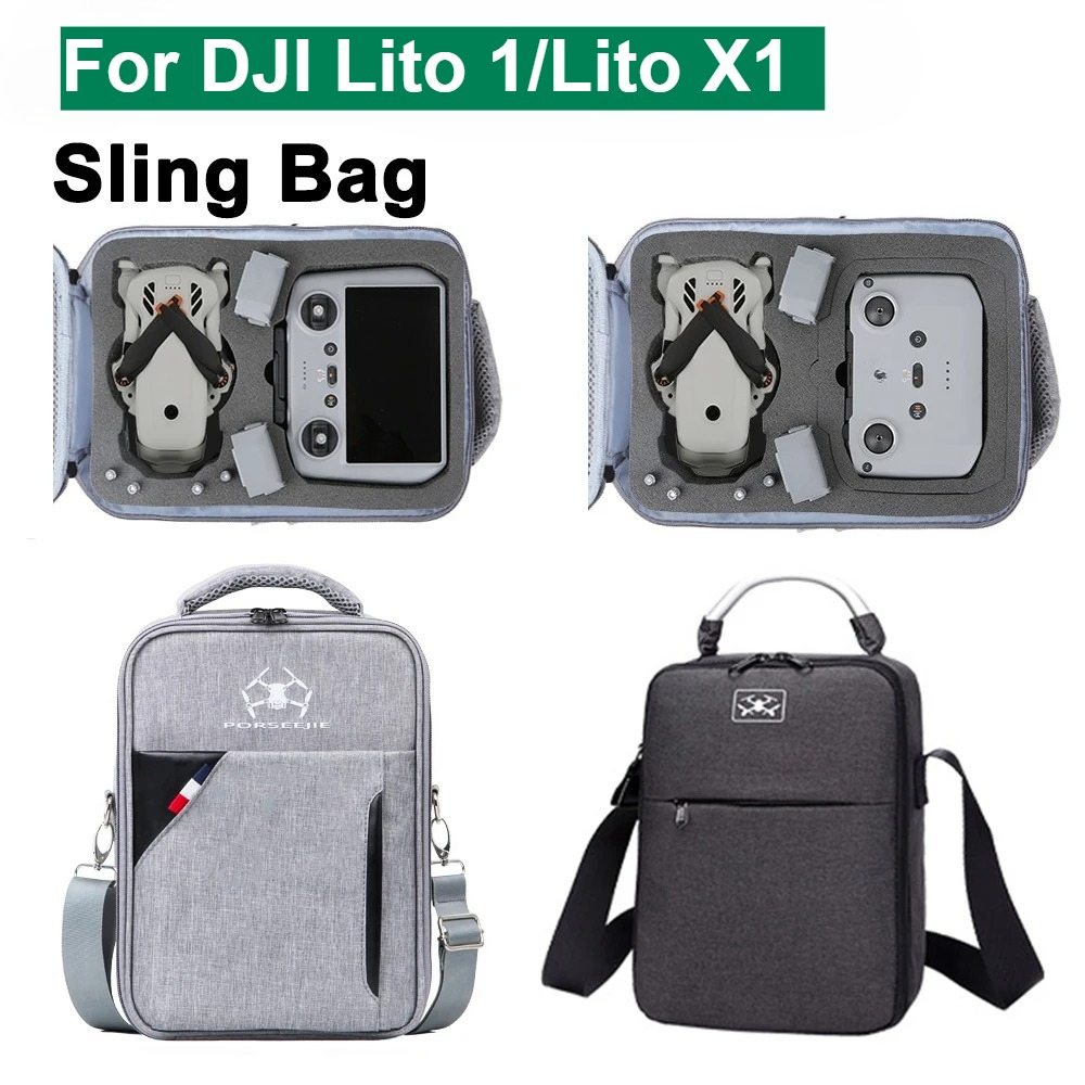 Rc Helicopter Bag - حقيبة كتف محمولة لـ DJI Lito